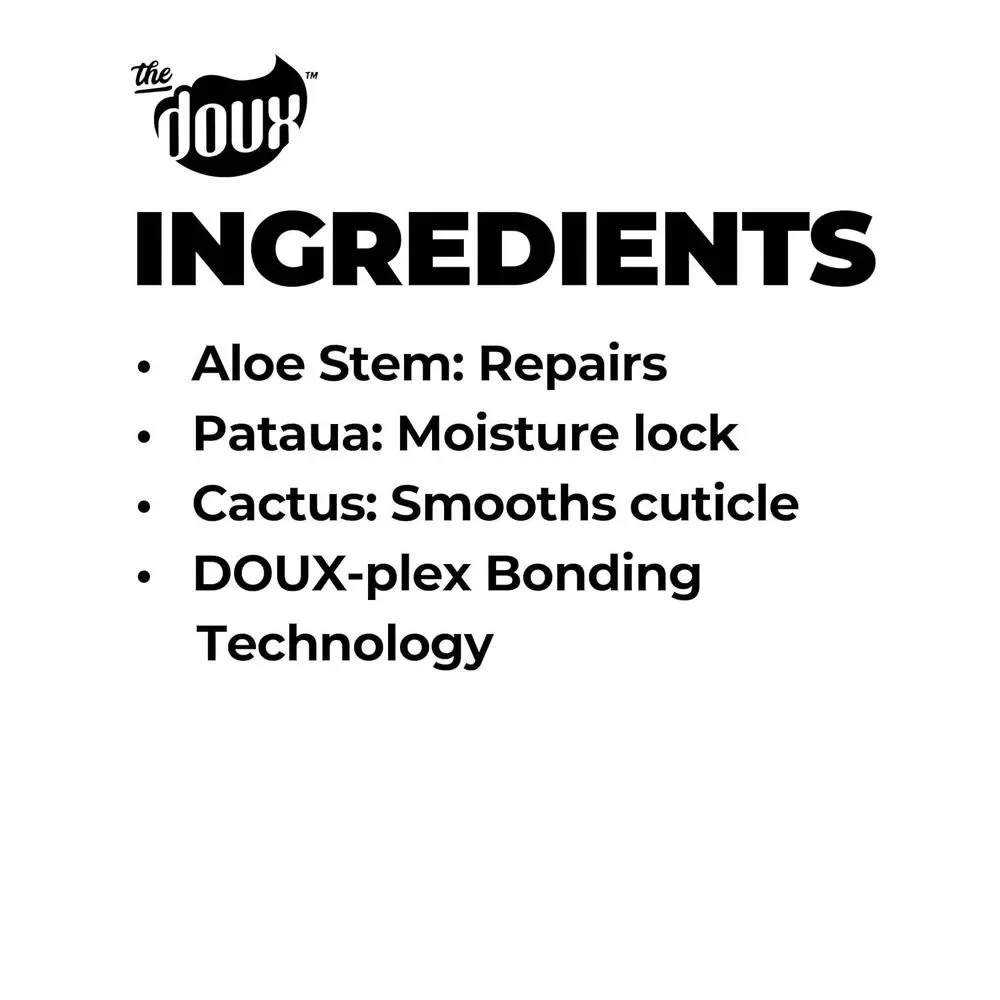 The Doux Press Rewind Curl Retention Shampoo – Strengthens & Protects Curls 8 oz